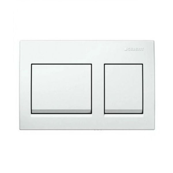 GEBERİT Alpha35 Kumanda Paneli, Çift Basmalı (Beyaz)
