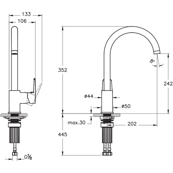 Artema Flow Soft Eviye Bataryası