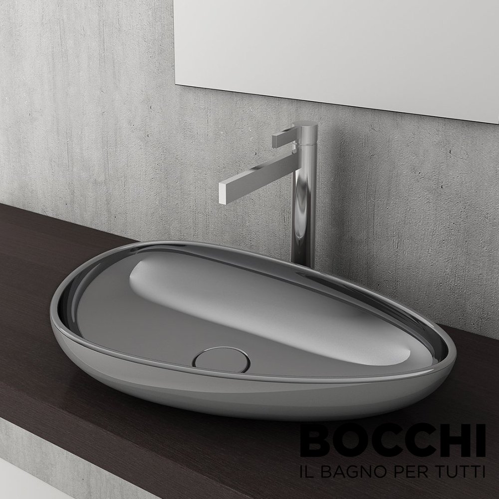 BOCCHI Etna Çanak Lavabo Gümüş