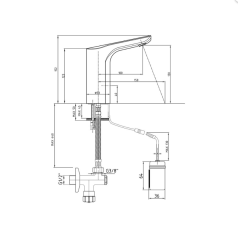 ECA Luna Fotoselli Lavabo Bataryası Pilli