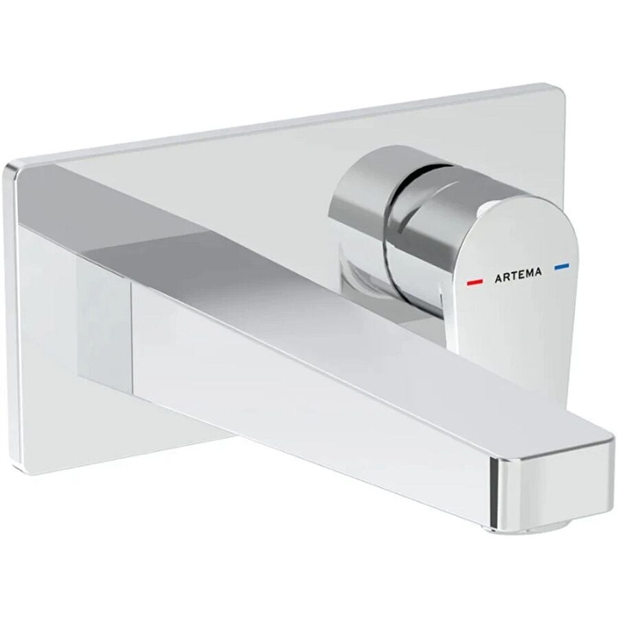 Artema Flow Square Ankastre Lavabo Bataryası Krom