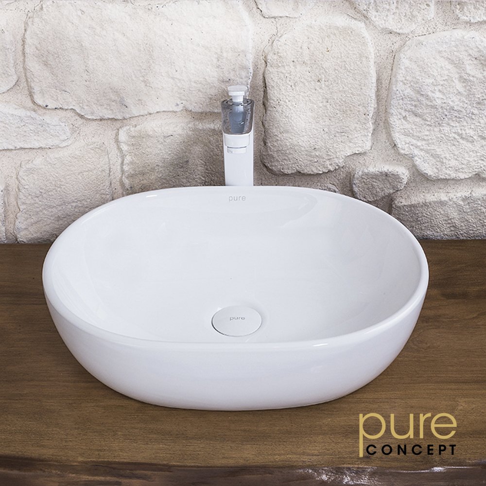 Pure W-160 Çanak Lavabo, 48 cm, Beyaz
