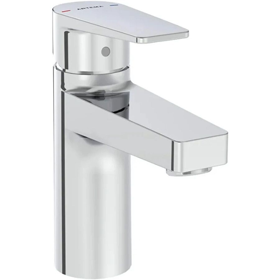 Artema Flow Square Lavabo Bataryası, Krom
