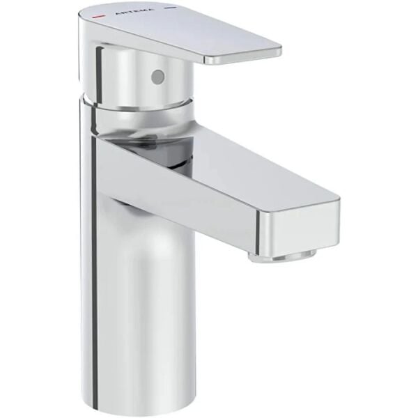 Artema Flow Square Lavabo Bataryası, Krom