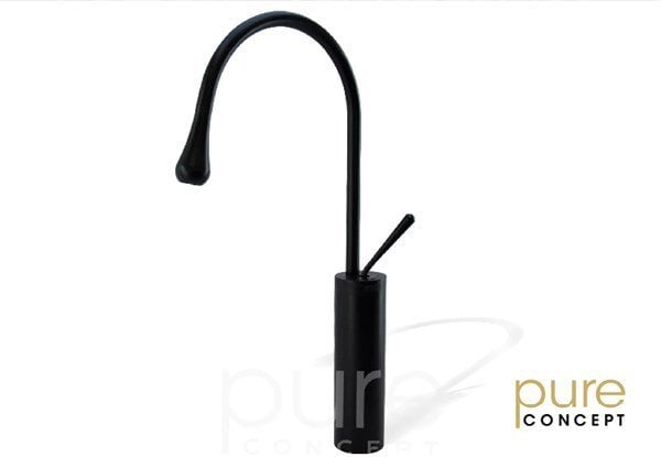 Pure Concept Minimal Siyah Set Üstü Lavabo Bataryası BF-200