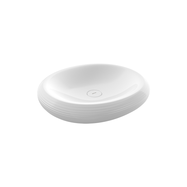 BOCCHİ Strata Tezgah Üstü Lavabo 60 cm Parlak Beyaz