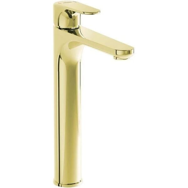 Artema Root Round Tezgah üstü Lavabo Bataryası, Altın