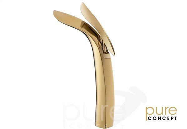 Pure Concept Altın Set Üstü Lavabo Bataryası G-224