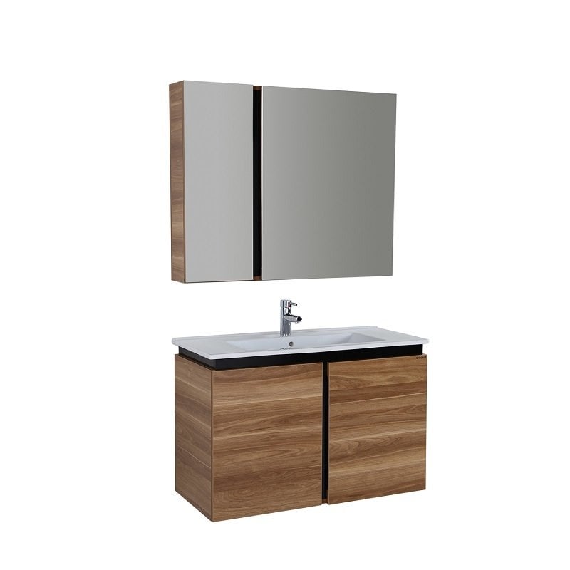 CREAVİT Verti 100 cm Melamin Banyo Dolabı