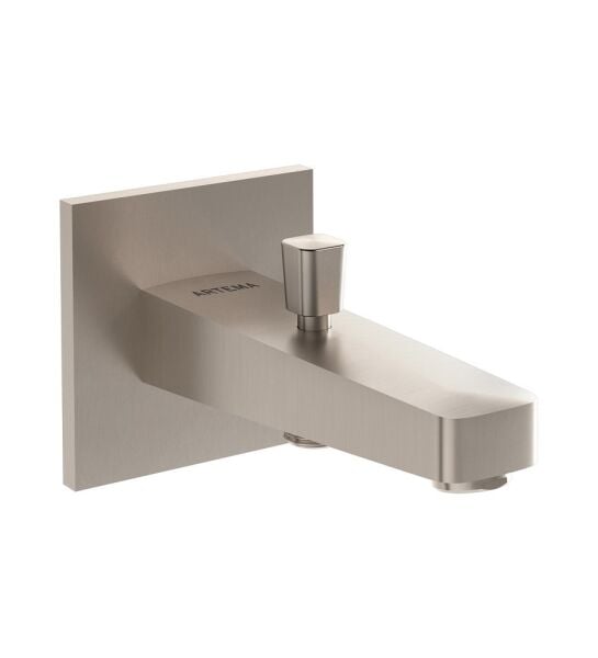 Artema Root Square El Duşu Çıkışlı Çıkış Ucu Fırçalı Nikel