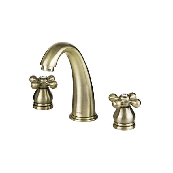 NEWARC Nostalgıc 3 Delikli Lavabo Bataryası Bronz