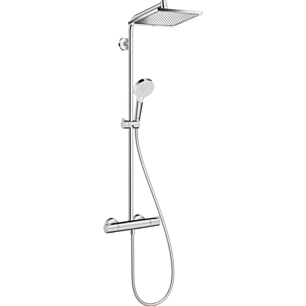 HANSGROHE Cromette E 240 Duş Seti Ecostat Duş Bataryası