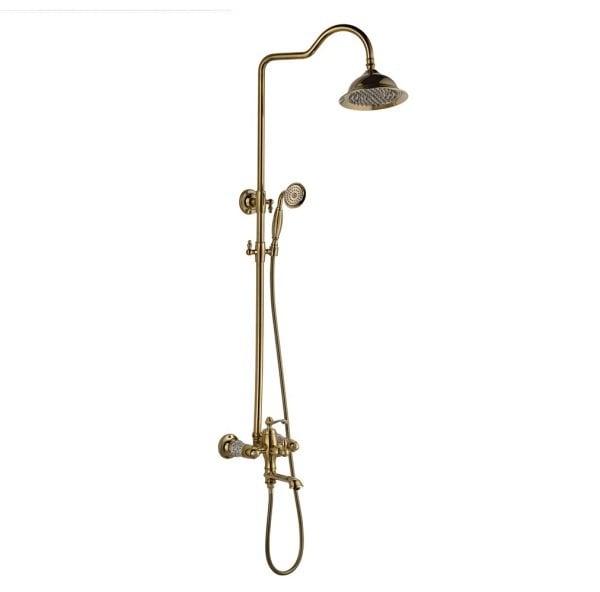 LPD Victoria Mix Borulu Banyo Bataryası Gold