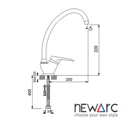 NEWARC Smart Evye Bataryası Kuğu Borulu