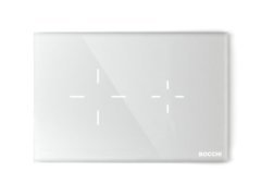 Bocchi Target Fotoselli Elektronik Kumanda Paneli Beyaz Cam