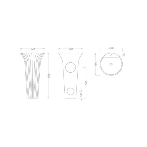 Pure Concept Brıght Mat Siyah Monoblok Lavabo