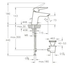 Artema Solid S Lavabo Bataryası Krom
