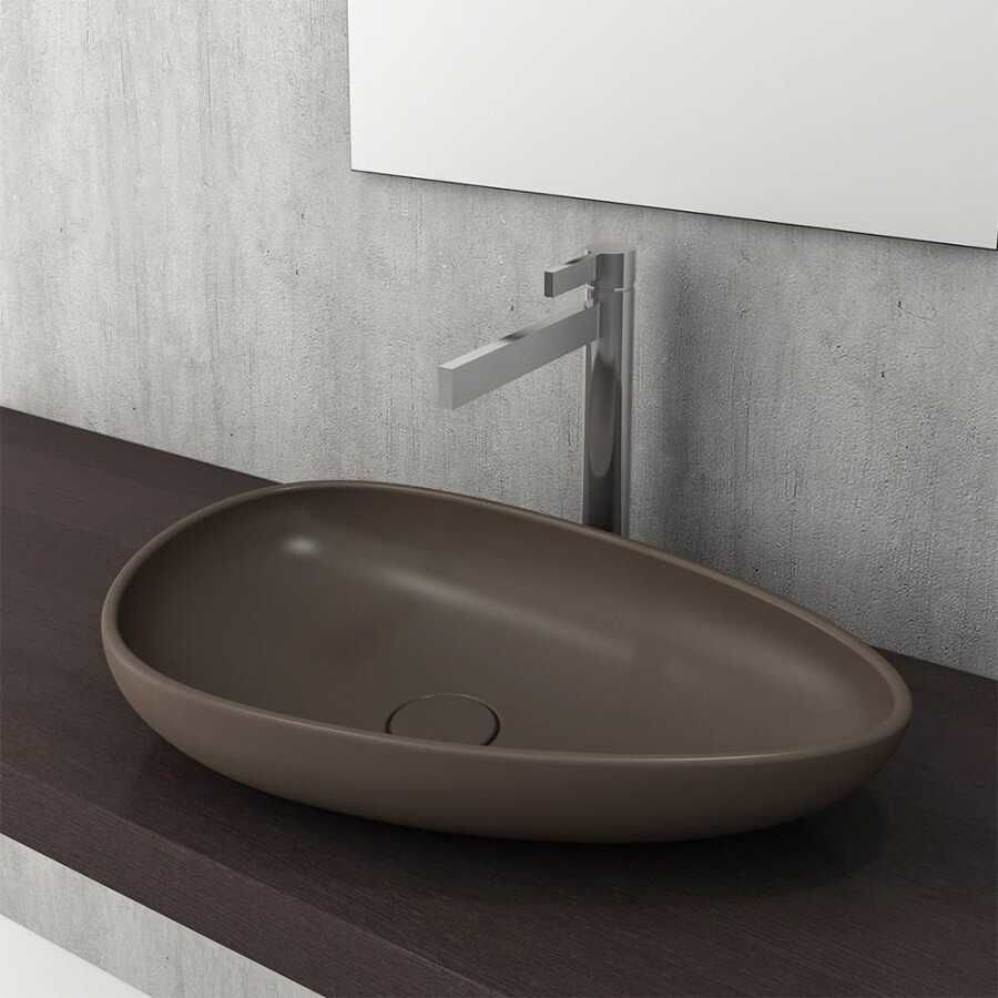 BOCCHI Etna Çanak Lavabo Mat Kahve