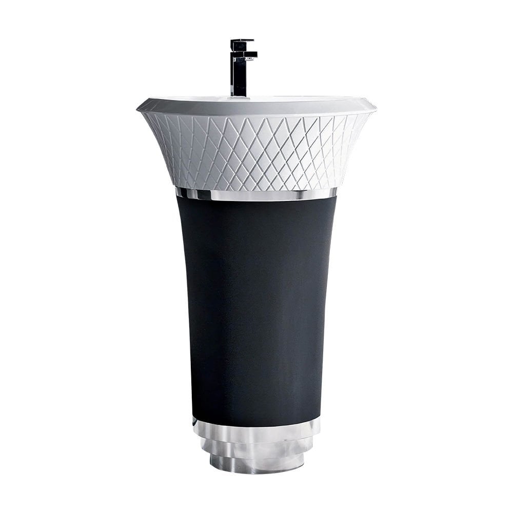 Pure Concept Glory Siyah Beyaz Monoblok Lavabo