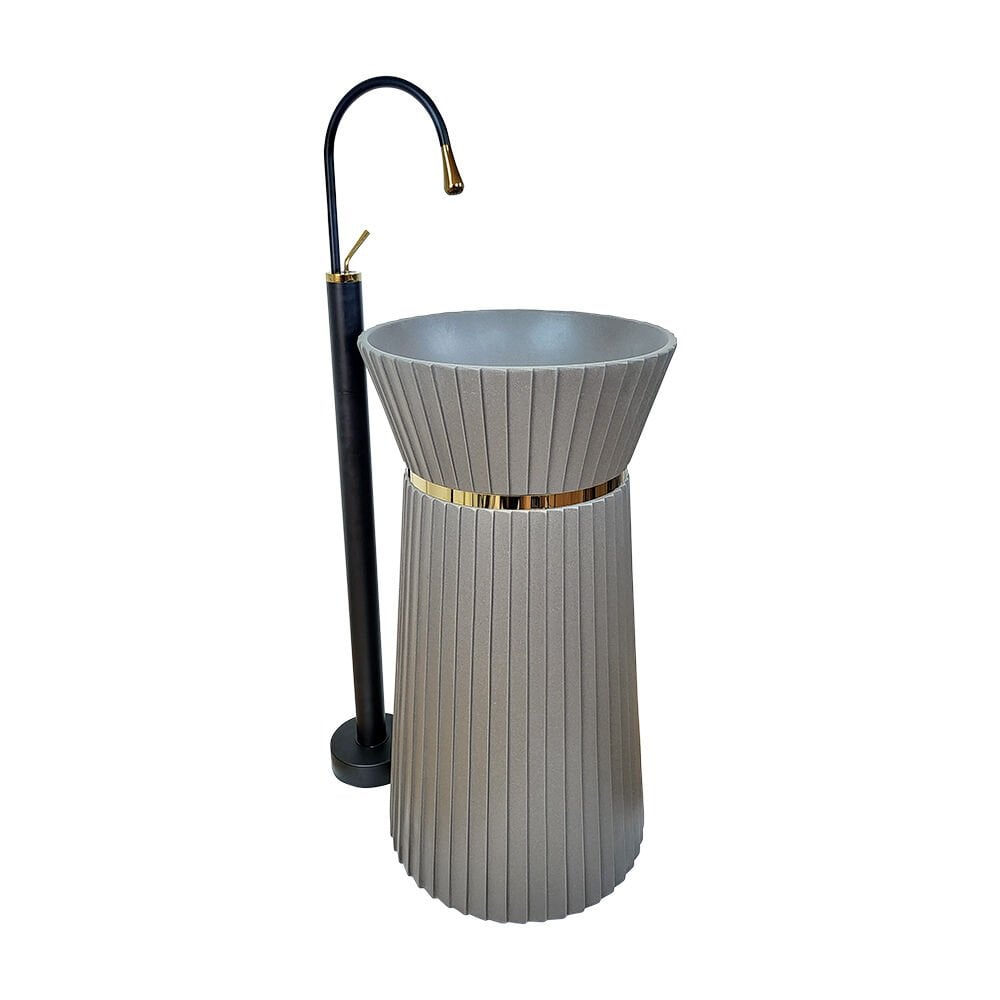 Pure Concept Glory Antrasit Monoblok Lavabo