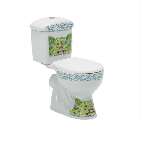 Turkuaz  Çocuk Klozeti Arkadan Çıkışlı