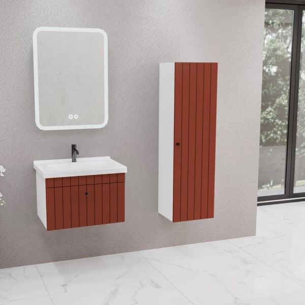 Aquanil Alice 65 cm Kiremit Banyo Dolabı