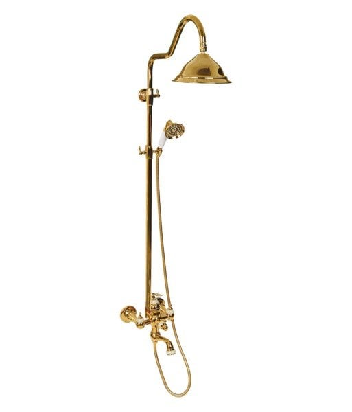 Flamingo Gold Duş Seti & Banyo Bataryası