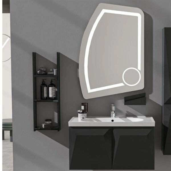 Belinza Diamond 85 cm Banyo Dolabı Antrasit