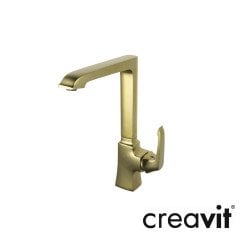 CREAVİT Avangart Mutfak Armatürü - Altın