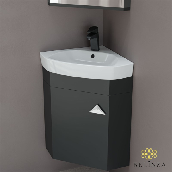 Belinza Corner 46 cm Banyo Dolabı Antrasit