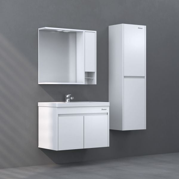 Shower Hazar 65 cm Beyaz Banyo Dolabı