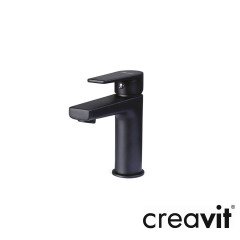 CREAVİT Sharp Lavabo Armatürü - Siyah