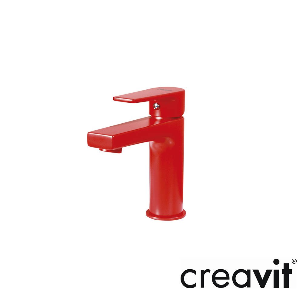 CREAVİT Sharp Lavabo Armatürü - Kırmızı