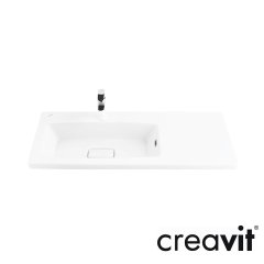 CREAVİT Memory 100 cm Lavabo Exstra Beyaz
