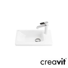 CREAVİT Memory 45 cm Lavabo Exstra Beyaz