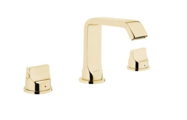 Artema Suit U Üç Delikli Lavabo Bataryası Altın