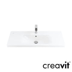 CREAVİT Eksen 45x100 cm Lavabo Exstra Beyaz
