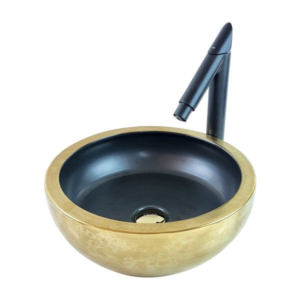 Pure Concept Mat Gold Çanak Lavabo