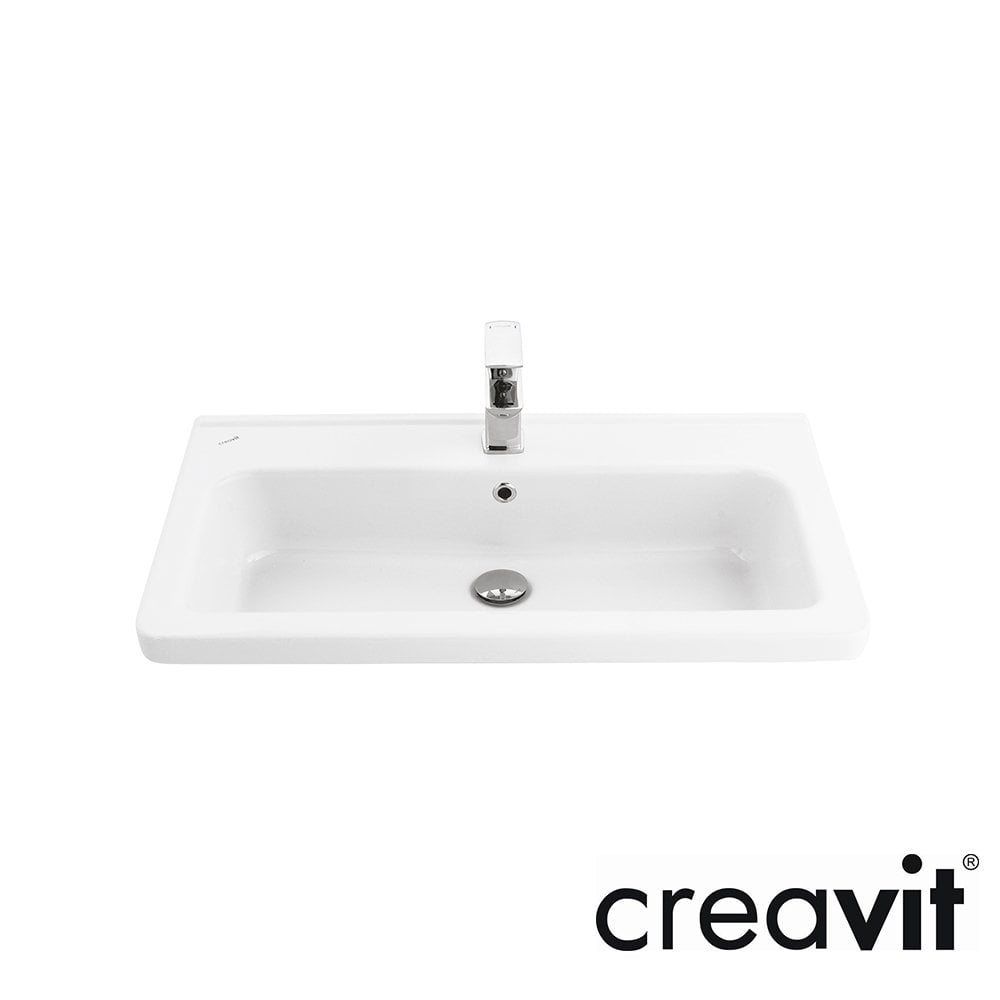 CREAVİT İpek 45x80 cm Lavabo Exstra Beyaz