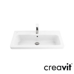 CREAVİT İpek 45x80 cm Lavabo Exstra Beyaz