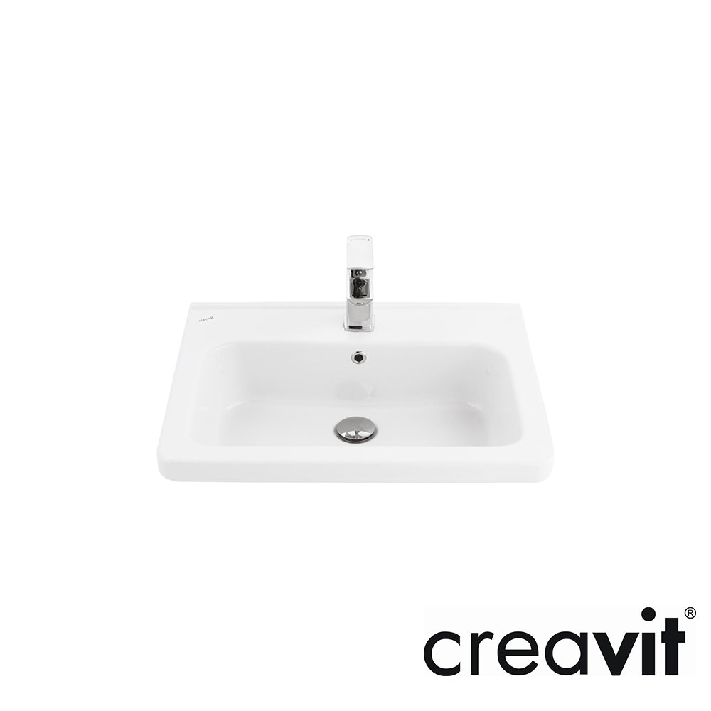CREAVİT İpek 45x60 cm Lavabo Exstra Beyaz