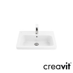 CREAVİT İpek 45x60 cm Lavabo Exstra Beyaz