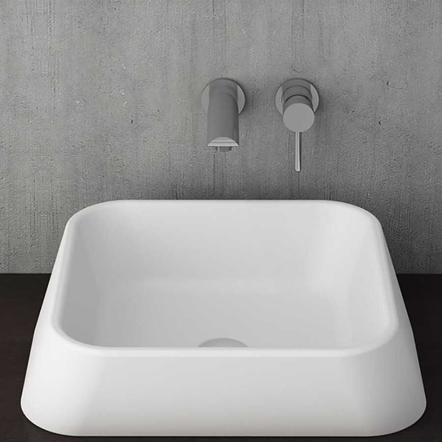 BOCCHİ Firenze Çanak Lavabo Mat Beyaz