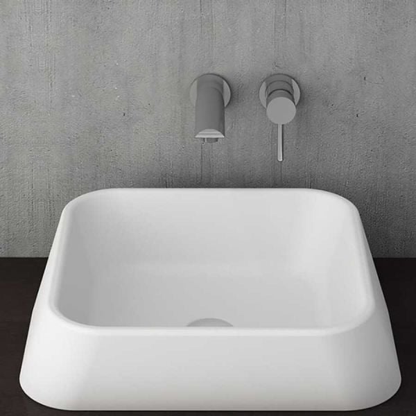 BOCCHİ Firenze Çanak Lavabo Mat Beyaz