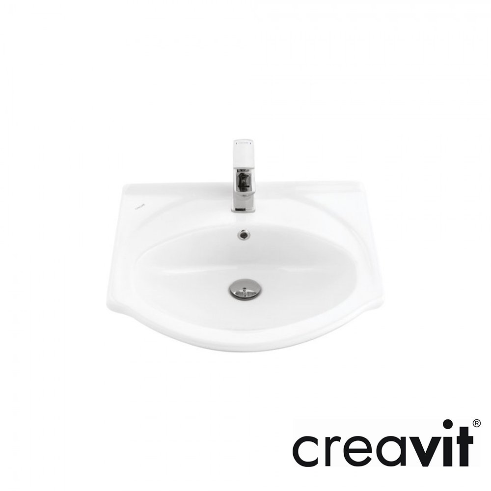 CREAVİT Etol 55 cm Lavabo Exstra Beyaz