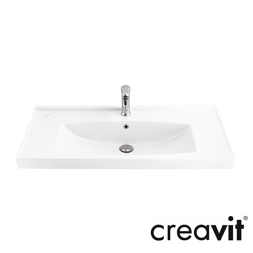 CREAVİT Sera 100 cm Lavabo Exstra Beyaz