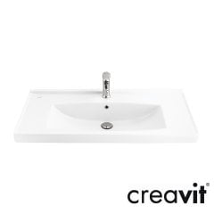 CREAVİT Sera 100 cm Lavabo Exstra Beyaz