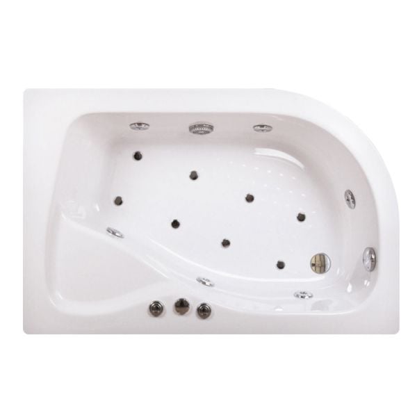 Shower Ferisya Asimetrik Oturmalı Mini Küvet