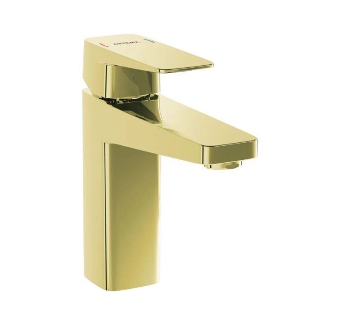 Artema Root Square Blueco Yüksek Lavabo Bataryası Altın