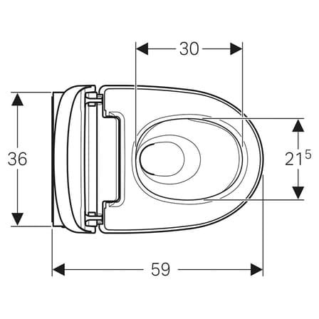 Geberit AquaClean Mera Comfort Akıllı Klozet Parlak Krom